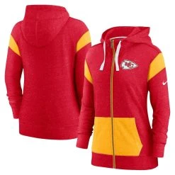 Nike Women's Red/Gold Kansas City Chiefs Monaco Full-Zip Hoodie