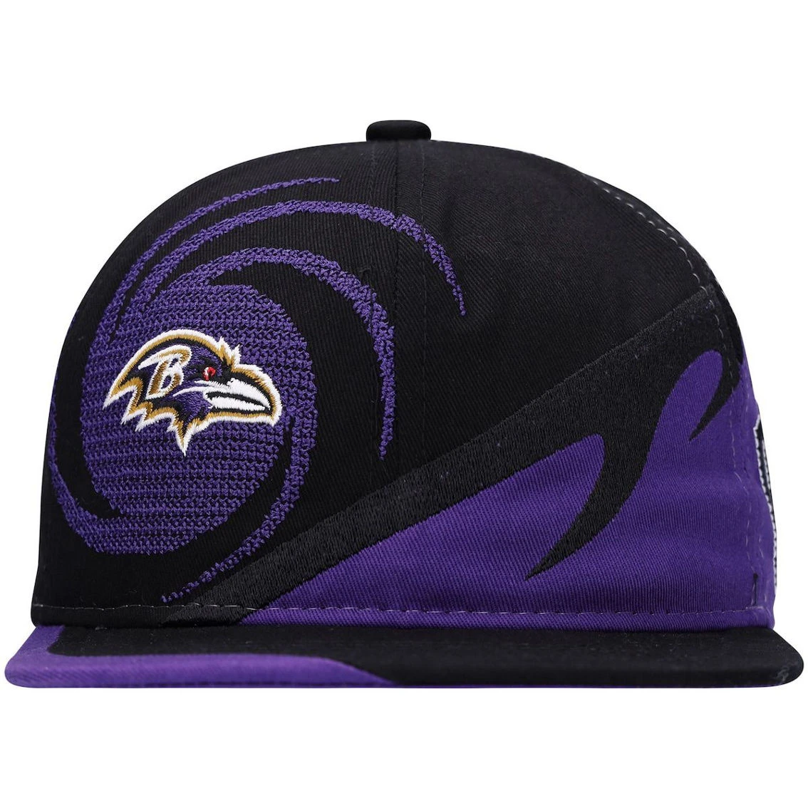 Mitchell & Ness Youth Purple/Black Baltimore Ravens Spiral Snapback Hat 5 Mitchell & Ness Youth Purple/Black Baltimore Ravens Spiral Snapback Hat - Image 3