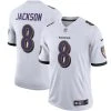 Nike Men's Lamar Jackson White Baltimore Ravens Vapor Limited Jersey