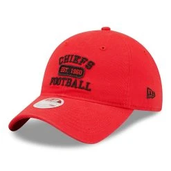 Women's New Era Red Kansas City Chiefs Formed 9TWENTY Adjustable Hat
