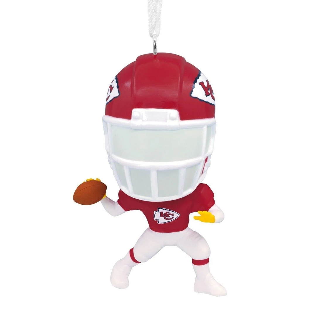 Hallmark Hallmark Kansas City Chiefs Bouncing Buddy Ornament 3 Hallmark Hallmark Kansas City Chiefs Bouncing Buddy Ornament