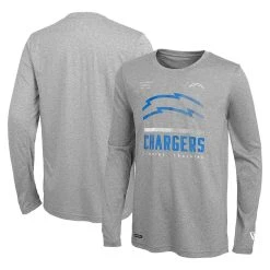 New Era Men's Heathered Gray Los Angeles Chargers Combine Authentic Red Zone Long Sleeve T-Shirt 7 New Era Men's Heathered Gray Los Angeles Chargers Combine Authentic Red Zone Long Sleeve T-Shirt -Mitchell & Ness store DSCO1153024325 FJad ALT1