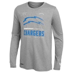 New Era Men's Heathered Gray Los Angeles Chargers Combine Authentic Red Zone Long Sleeve T-Shirt 8 New Era Men's Heathered Gray Los Angeles Chargers Combine Authentic Red Zone Long Sleeve T-Shirt -Mitchell & Ness store DSCO1153024325 FJad ALT2