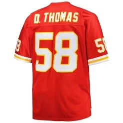 Mitchell & Ness Men's Derrick Thomas Red Kansas City Chiefs Big & Tall 1994 Retired Player Replica Jersey 9 Mitchell & Ness Men's Derrick Thomas Red Kansas City Chiefs Big & Tall 1994 Retired Player Replica Jersey -Mitchell & Ness store DSCO1153024602 2910 ALT3