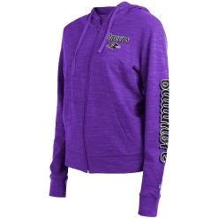 New Era Women's Purple Baltimore Ravens Reverse Full-Zip Hoodie -Mitchell & Ness store DSCO1153024831 2729 ALT2