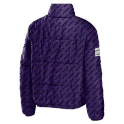 WEAR By Erin Andrews Women's Purple Baltimore Ravens Puffer Full-Zip Jacket -Mitchell & Ness store DSCO1153025089 2729 ALT3