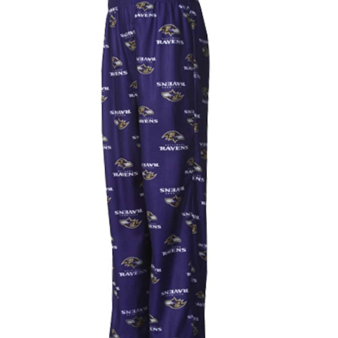 Outerstuff Baltimore Ravens Preschool Allover Logo Flannel Pajama Pants - Purple 4 Outerstuff Baltimore Ravens Preschool Allover Logo Flannel Pajama Pants - Purple - Image 2