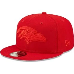 New Era Men's Scarlet Baltimore Ravens Color Pack 9FIFTY Snapback Hat