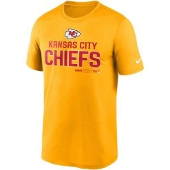 Nike Men's Gold Kansas City Chiefs Legend Community Performance T-Shirt -Mitchell & Ness store DSCO1153026411 1853 ALT2