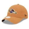 New Era Women's Brown Baltimore Ravens Core Classic 2.0 9TWENTY Adjustable Hat