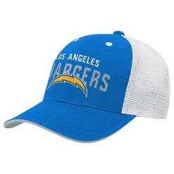 Outerstuff Preschool Powder Blue/White Los Angeles Chargers Core Lockup Meshback Trucker Snapback Hat