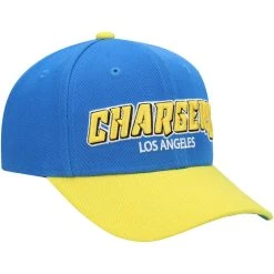 Mitchell & Ness Youth Powder Blue/Gold Los Angeles Chargers Shredder Adjustable Hat -Mitchell & Ness store DSCO1153027230 1191 ALT3
