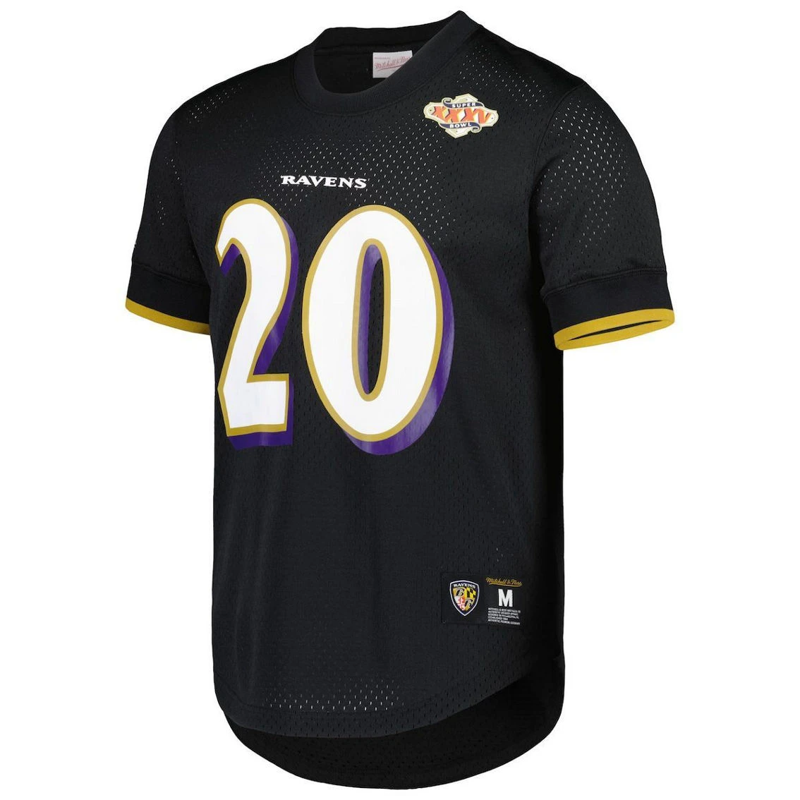 Mitchell & Ness Men's Ed Reed Black Baltimore Ravens Retired Player Name & Number Mesh Top 5 Mitchell & Ness Men's Ed Reed Black Baltimore Ravens Retired Player Name & Number Mesh Top - Image 3