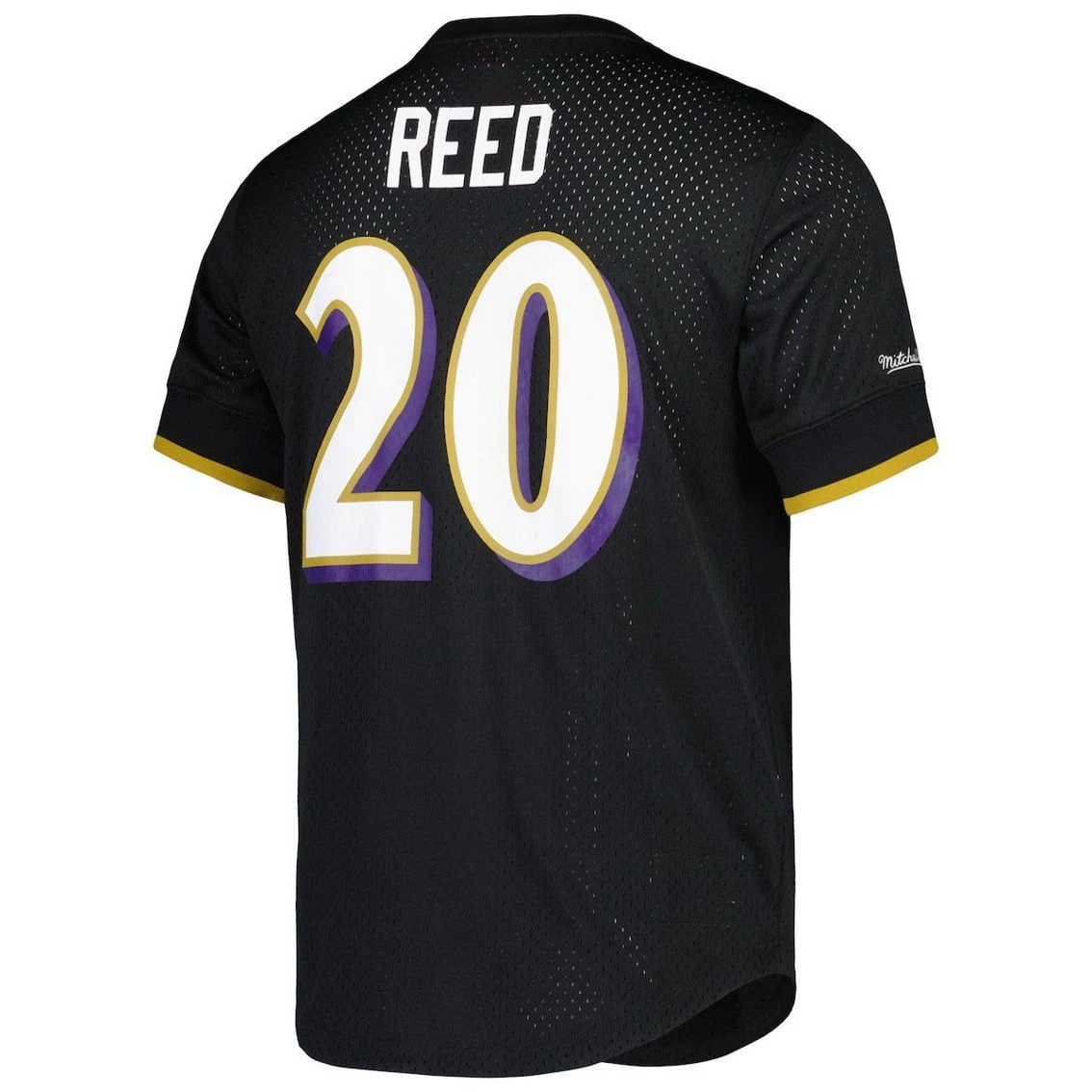 Mitchell & Ness Men's Ed Reed Black Baltimore Ravens Retired Player Name & Number Mesh Top 6 Mitchell & Ness Men's Ed Reed Black Baltimore Ravens Retired Player Name & Number Mesh Top - Image 4