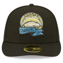 New Era Men's Black Los Angeles Chargers 2022 Salute To Service Low 59FIFTY Fitted Hat 8 New Era Men's Black Los Angeles Chargers 2022 Salute To Service Low 59FIFTY Fitted Hat -Mitchell & Ness store DSCO1153028158 1007 ALT2