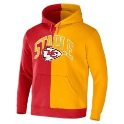 Staple Men's NFL X Red Kansas City Chiefs Split Logo Pullover Hoodie 8 Staple Men's NFL X Red Kansas City Chiefs Split Logo Pullover Hoodie -Mitchell & Ness store DSCO1153028300 2910 ALT2