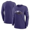 Nike Women's Purple Baltimore Ravens Prime Split Long Sleeve T-Shirt 2 Nike Women's Purple Baltimore Ravens Prime Split Long Sleeve T-Shirt -Mitchell & Ness store DSCO1153028331 2729