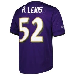 Mitchell & Ness Men's Ray Lewis Purple Baltimore Ravens Retired Player Name & Number Mesh Top -Mitchell & Ness store DSCO1153028545 2729 ALT3