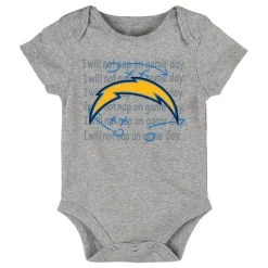 Outerstuff Newborn & Infant Powder Blue/White/Heather Gray Los Angeles Chargers Three-Piece Eat Sleep Drool Bodysuit Set 9 Outerstuff Newborn & Infant Powder Blue/White/Heather Gray Los Angeles Chargers Three-Piece Eat Sleep Drool Bodysuit Set -Mitchell & Ness store DSCO1153403766 1191 ALT3