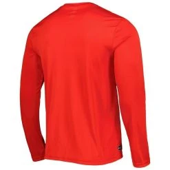 Men's New Era Red Kansas City Chiefs Combine Authentic Offsides Long Sleeve T-Shirt -Mitchell & Ness store DSCO1153512354 2910 ALT3