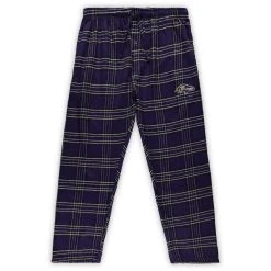 Men's Concepts Sport Purple/Black Baltimore Ravens Big & Tall Flannel Sleep Set -Mitchell & Ness store DSCO1153636125 2729 ALT3