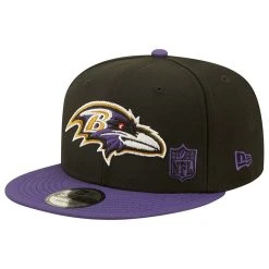 New Era Men's Black/Purple Baltimore Ravens Flawless 9FIFTY Snapback Hat