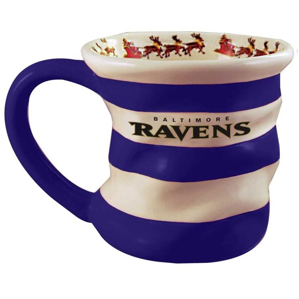 The Memory Company Baltimore Ravens 18oz. Team Holiday Mug 5 The Memory Company Baltimore Ravens 18oz. Team Holiday Mug - Image 3