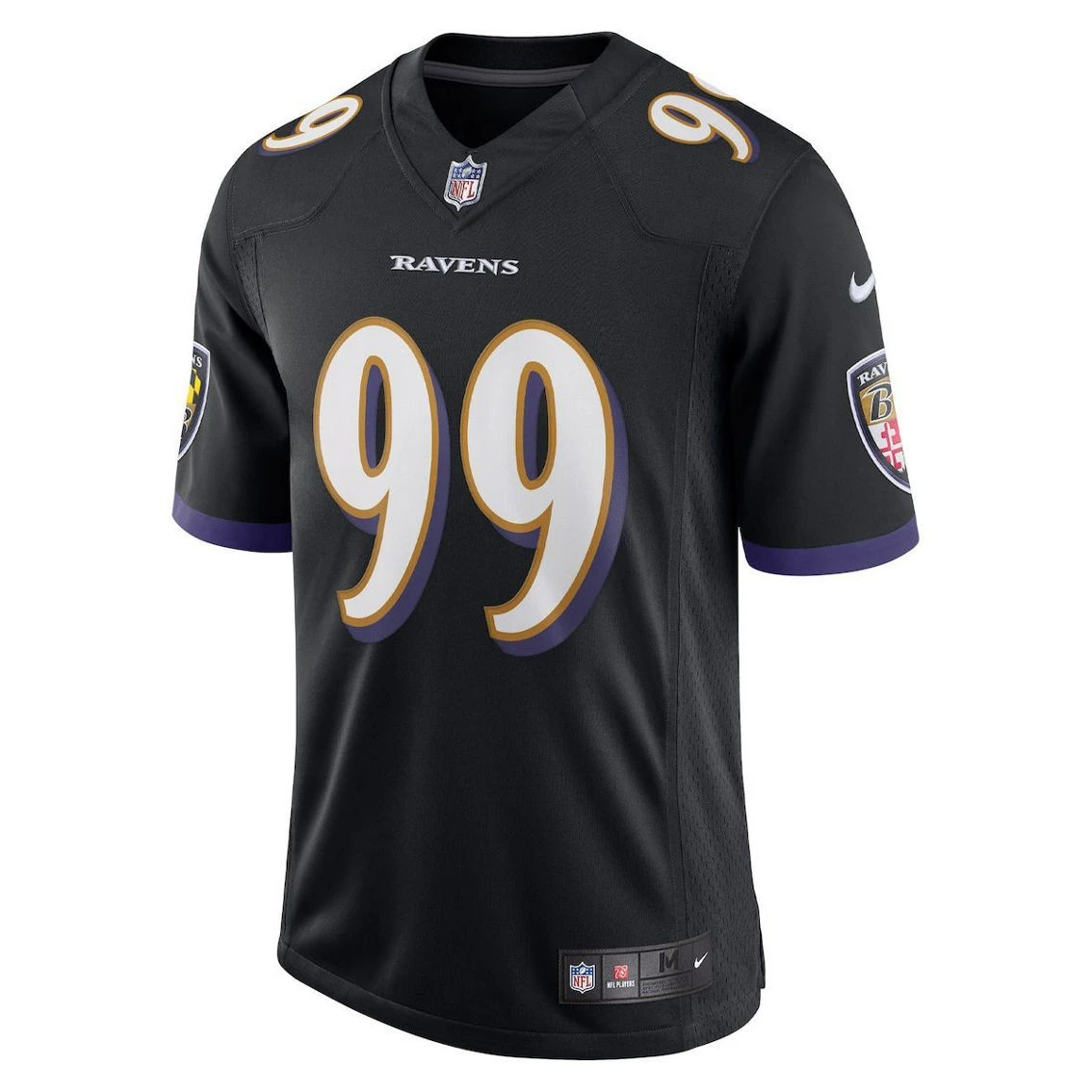 Nike Men's Odafe Oweh Black Baltimore Ravens Vapor Limited Jersey 5 Nike Men's Odafe Oweh Black Baltimore Ravens Vapor Limited Jersey - Image 3