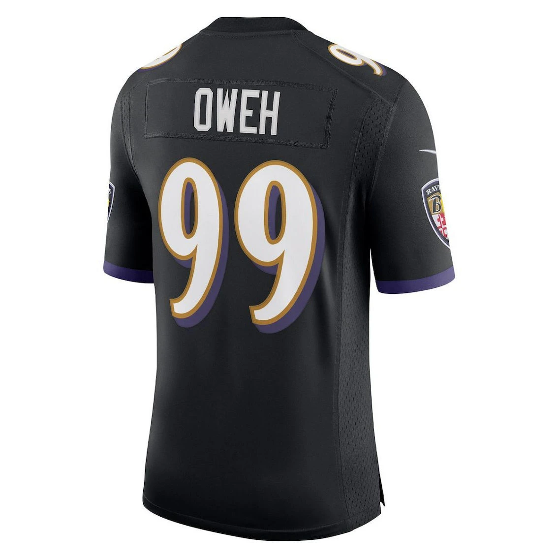 Nike Men's Odafe Oweh Black Baltimore Ravens Vapor Limited Jersey 6 Nike Men's Odafe Oweh Black Baltimore Ravens Vapor Limited Jersey - Image 4