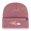 Women's '47 Pink Baltimore Ravens Haymaker Cuffed Knit Hat 1 Women's '47 Pink Baltimore Ravens Haymaker Cuffed Knit Hat -Mitchell & Ness store DSCO1154119568 2518