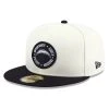 Men's New Era Cream/Black Los Angeles Chargers 2022 Inspire Change 59FIFTY Fitted Hat