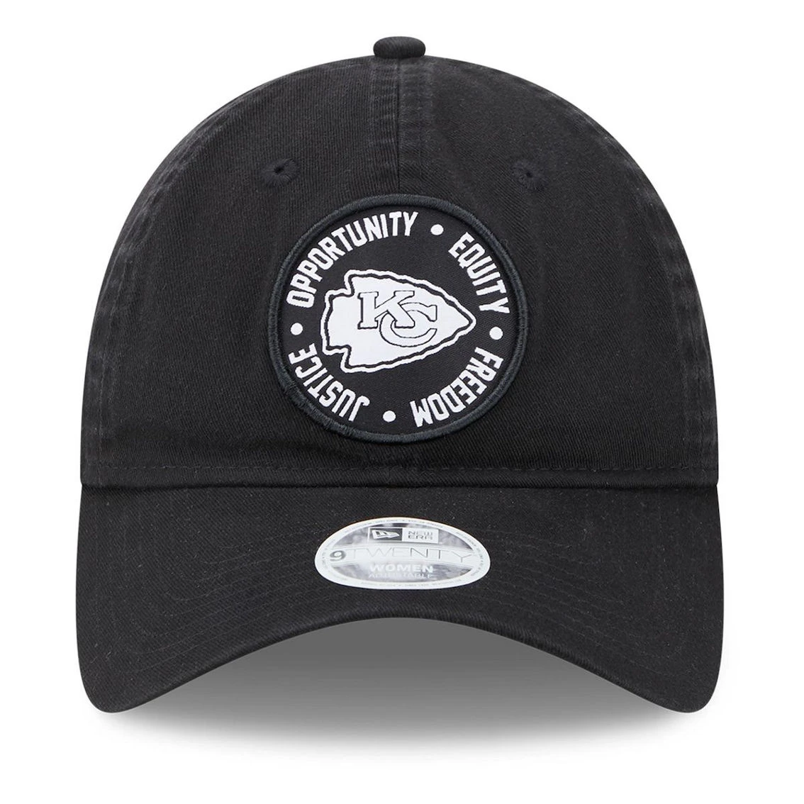 New Era Women's Black Kansas City Chiefs 2022 Inspire Change 9TWENTY Adjustable Hat 5 New Era Women's Black Kansas City Chiefs 2022 Inspire Change 9TWENTY Adjustable Hat - Image 3