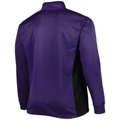 Profile Men's Purple Baltimore Ravens Big & Tall Quarter-Zip Top -Mitchell & Ness store DSCO1154463776 2729 ALT3