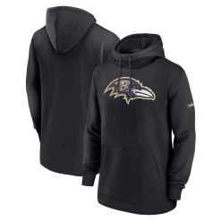 Men's Nike Black Baltimore Ravens Classic Pullover Hoodie