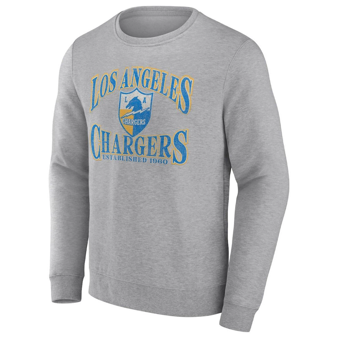 Fanatics Branded Men's Heather Charcoal Los Angeles Chargers Playability Pullover Sweatshirt 5 Fanatics Branded Men's Heather Charcoal Los Angeles Chargers Playability Pullover Sweatshirt - Image 3