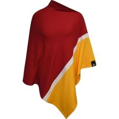 Women's KIYA TOMLIN Kansas City Chiefs Contraband Tri-Blend Poncho