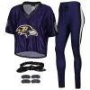 Jerry Leigh Women's Purple Baltimore Ravens Game Day Costume Set