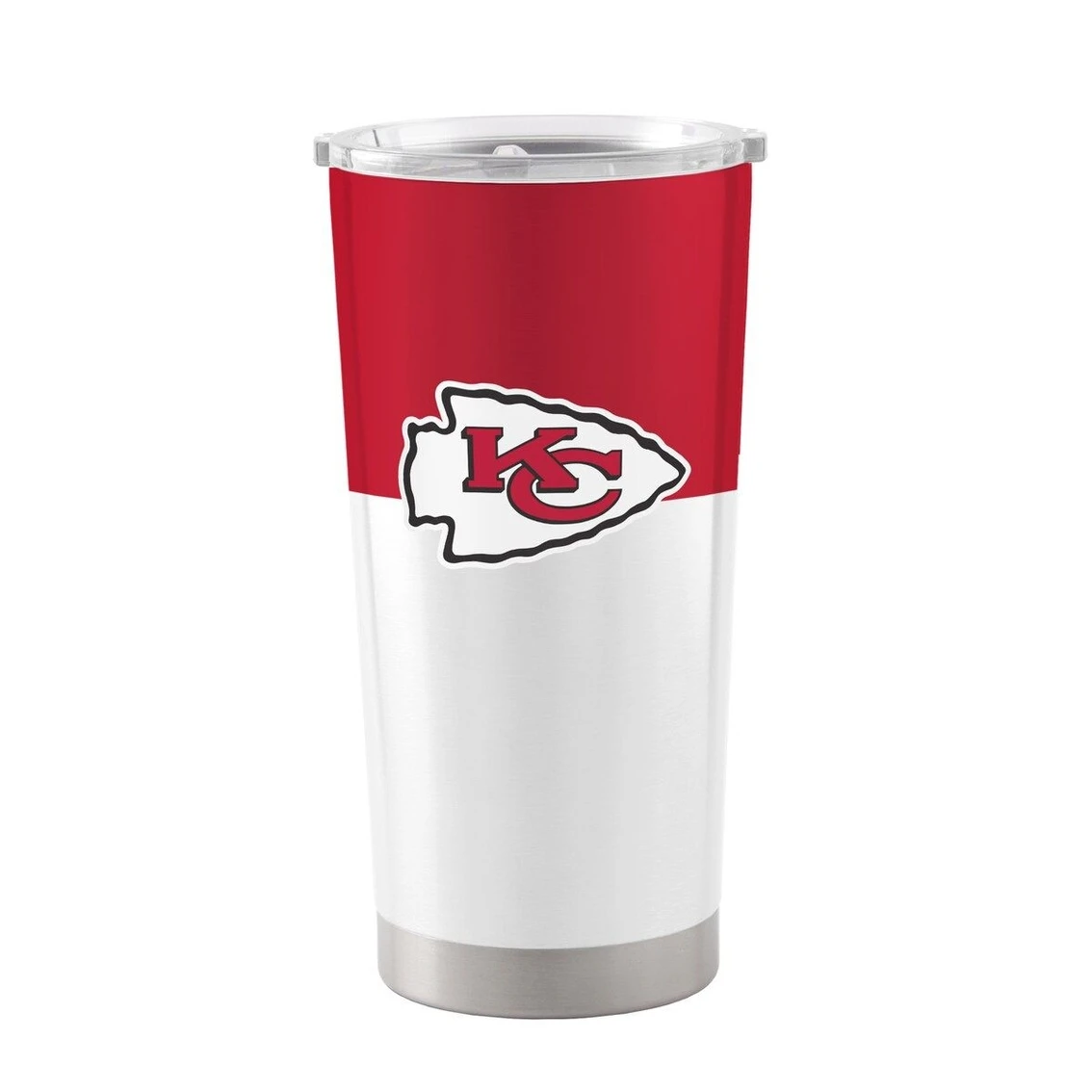 Logo Brands Kansas City Chiefs 20oz. Colorblock Stainless Tumbler 3 Logo Brands Kansas City Chiefs 20oz. Colorblock Stainless Tumbler