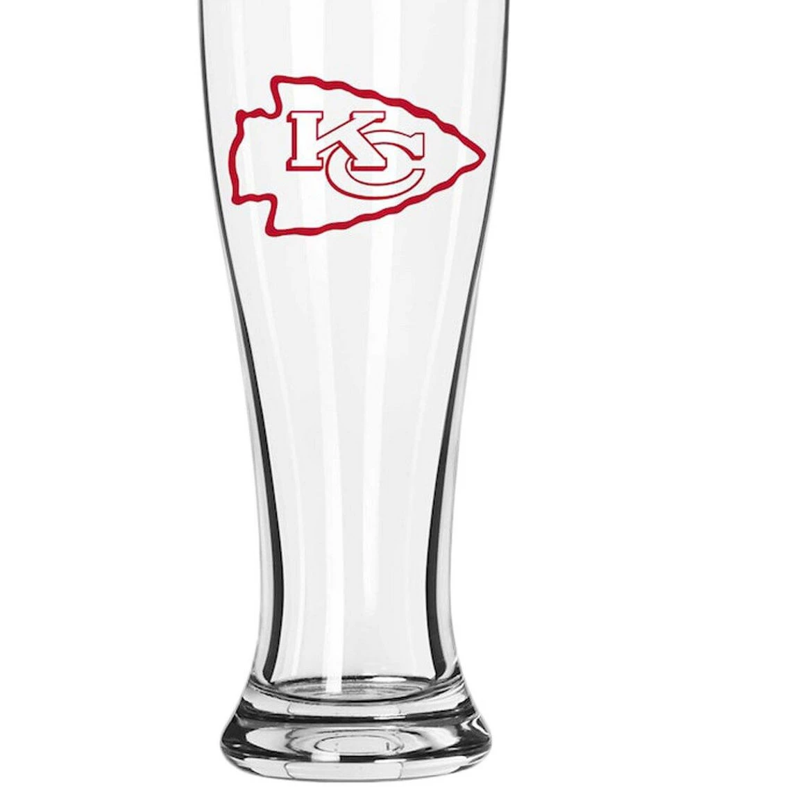 Logo Brands Kansas City Chiefs 16oz. Game Day Pilsner Glass 4 Logo Brands Kansas City Chiefs 16oz. Game Day Pilsner Glass - Image 2