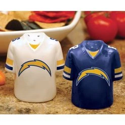 The Memory Company Los Angeles Chargers Gameday Ceramic Salt & Pepper Shakers
