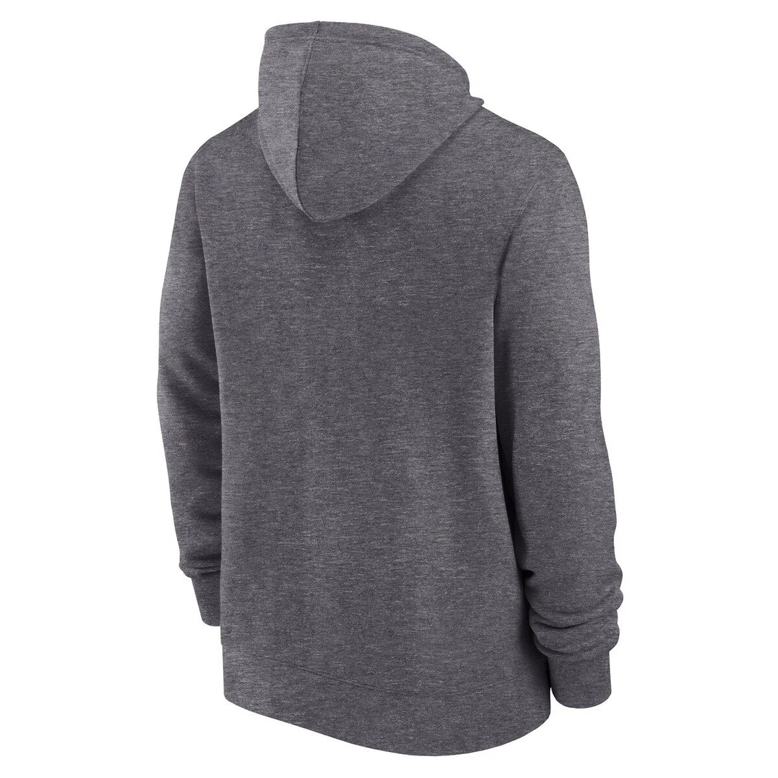 Nike Men's Heather Charcoal Baltimore Ravens Historic Lifestyle Full-Zip Hoodie 6 Nike Men's Heather Charcoal Baltimore Ravens Historic Lifestyle Full-Zip Hoodie - Image 4