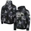 The Wild Collective Men's Black Kansas City Chiefs Camo Pullover Hoodie