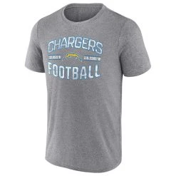 Fanatics Branded Men's Heathered Gray Los Angeles Chargers Want To Play T-Shirt 8 Fanatics Branded Men's Heathered Gray Los Angeles Chargers Want To Play T-Shirt -Mitchell & Ness store DSCO1156932526 1927 ALT2