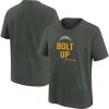 Nike Youth Anthracite Los Angeles Chargers Team Slogan T-Shirt -Mitchell & Ness store DSCO1156947492 4096