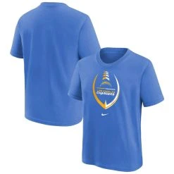 Nike Girls Preschool Powder Blue Los Angeles Chargers Icon T-Shirt