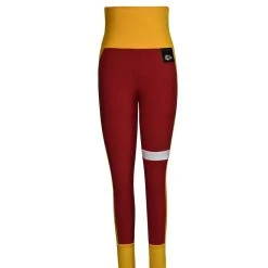 KIYA TOMLIN Women's Red/Gold Kansas City Chiefs Colorblock Tri-Blend Leggings -Mitchell & Ness store DSCO1157302831 2910 ALT2