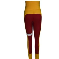 KIYA TOMLIN Women's Red/Gold Kansas City Chiefs Colorblock Tri-Blend Leggings -Mitchell & Ness store DSCO1157302831 2910 ALT3