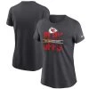 Nike Women's Anthracite Kansas City Chiefs 2022 NFL Playoffs Iconic T-Shirt 2 Nike Women's Anthracite Kansas City Chiefs 2022 NFL Playoffs Iconic T-Shirt -Mitchell & Ness store DSCO1157328280 4096