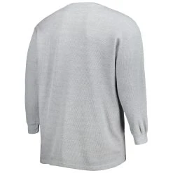 Profile Men's Heather Gray Los Angeles Chargers Big & Tall Waffle-Knit Thermal Long Sleeve T-Shirt -Mitchell & Ness store DSCO1157801097 1927 ALT3