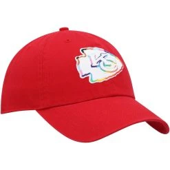 '47 Men's Red Kansas City Chiefs Pride Clean Up Adjustable Hat -Mitchell & Ness store DSCO1158819179 2910 ALT3
